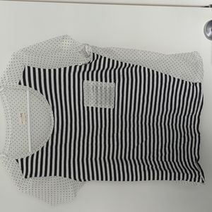 Maison Jules polka dot tunic size L